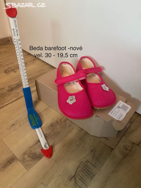 Dívčí Barefoot bačkory-baleríny Beda 30- 19,5 cm