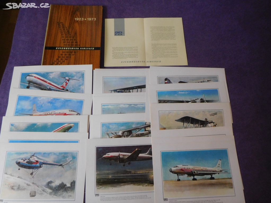 ČSA letadla obrázky Czechoslovak Airlines 50 let