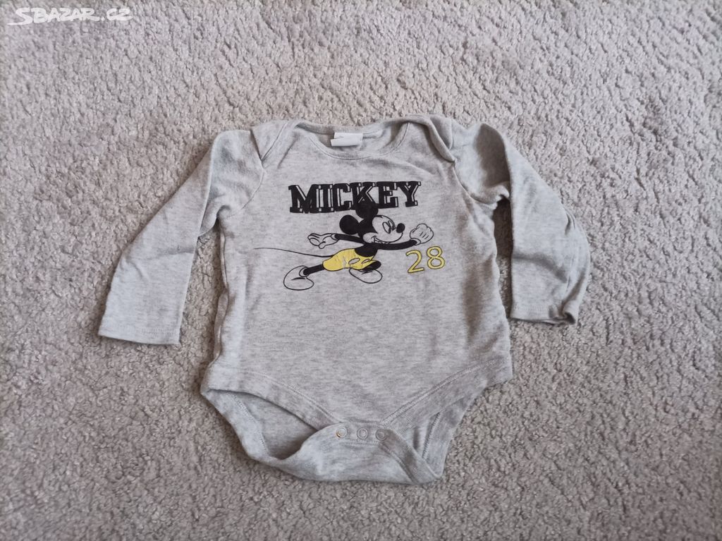 Body s Mickey, značka Disney, vel. 9-12 měsíců