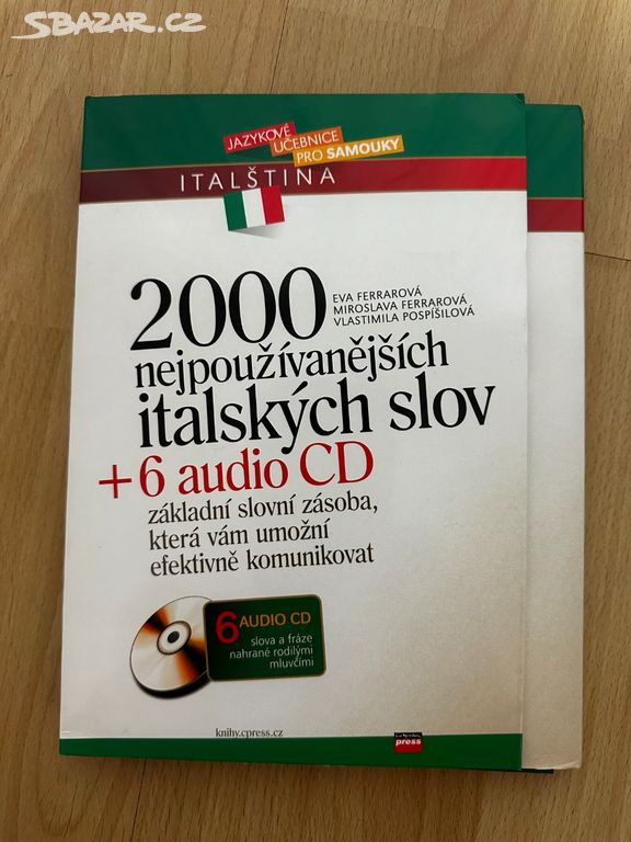 2000 nejpoužívanějších italských slov + 6 audio CD