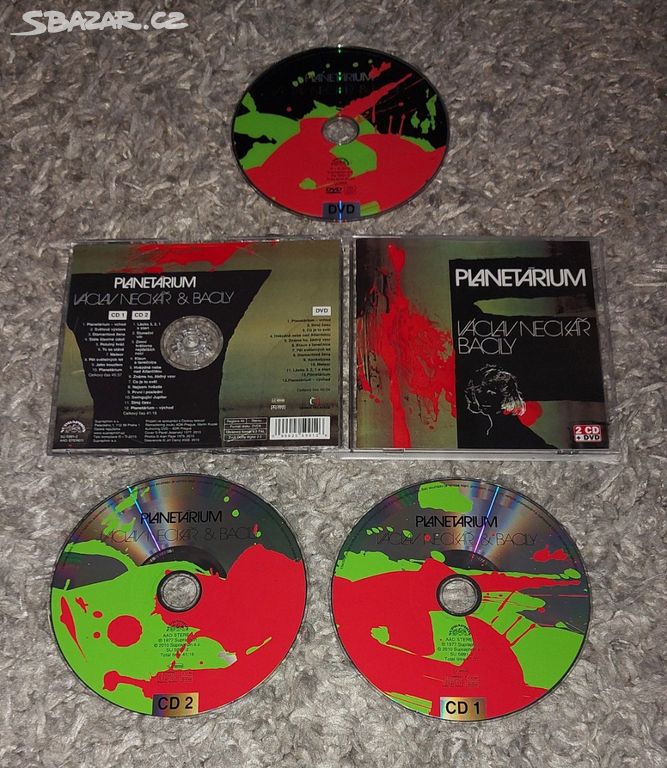 2 x CD + DVD Václav Neckář & Bacily - Planetárium