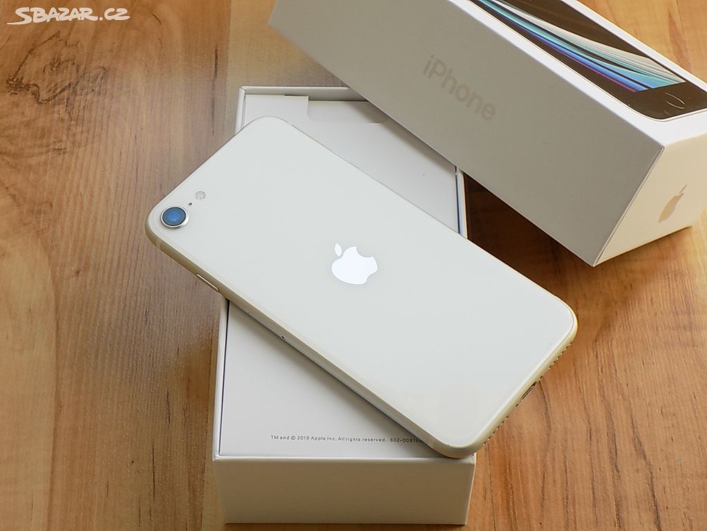 APPLE iPhone SE 2020 64GB White - ZÁRUKA -TOP STAV