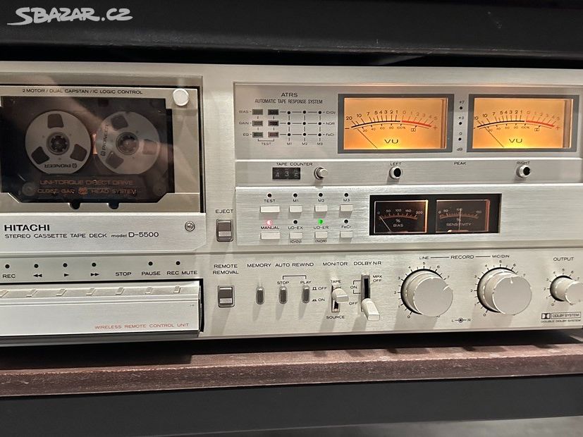 Hitachi D5500 - tape deck z roku 1979 s d.o.!!!