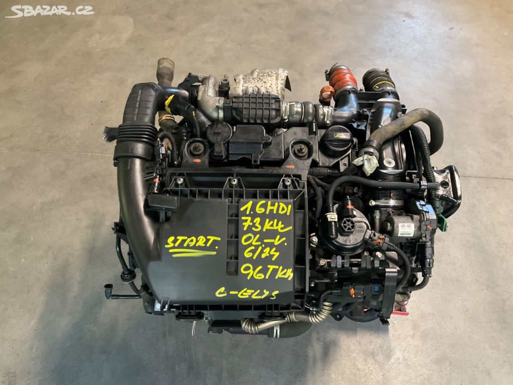 Peugeot - Citroen 1,6 hdi 73KW - prodej motoru.