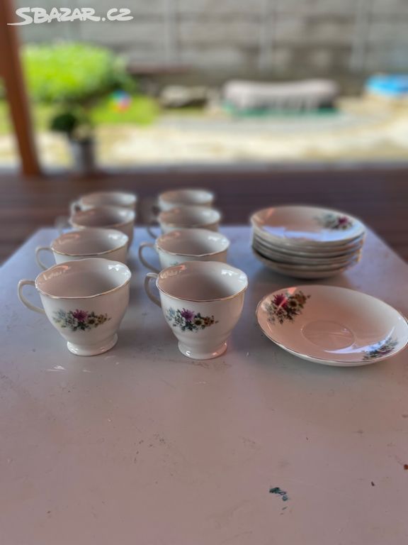 Čajový set porcelán