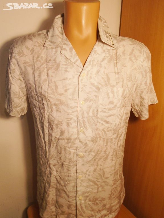 Pánská slim vzorovaná košile Armedangels/S/2x49cm