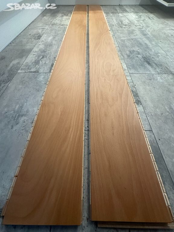 Dřevěná buková podlaha Ter Hürne 59,6 m2