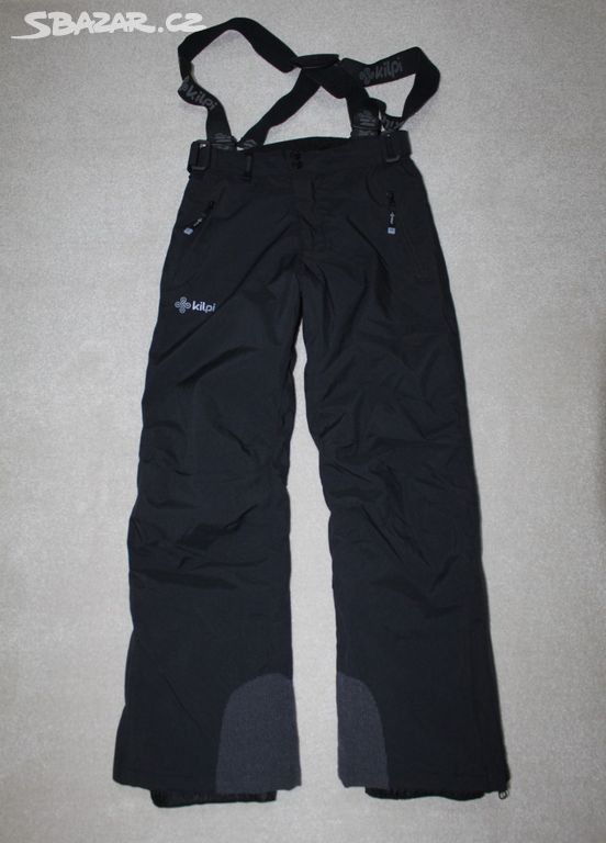 Černé lyžařské kalhoty Kilpi vel. 146