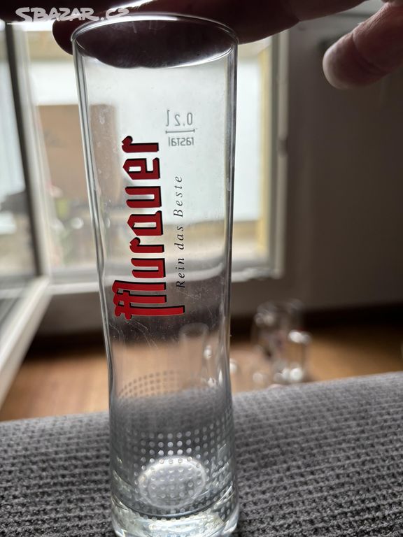 Pivní sklo Murauer. Rein das Beste