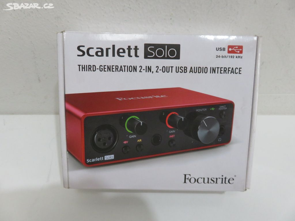 Zvuková karta Focusrite Scarlett Solo 3rd Gen
