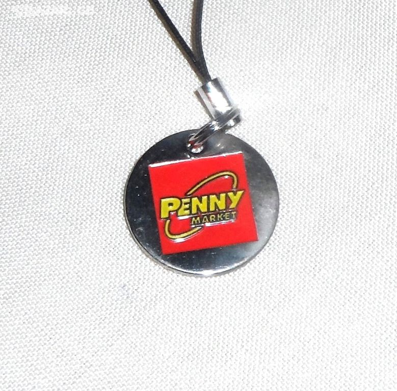 Reklamní PŘÍVĚSEK na klíče, logo Penny Market