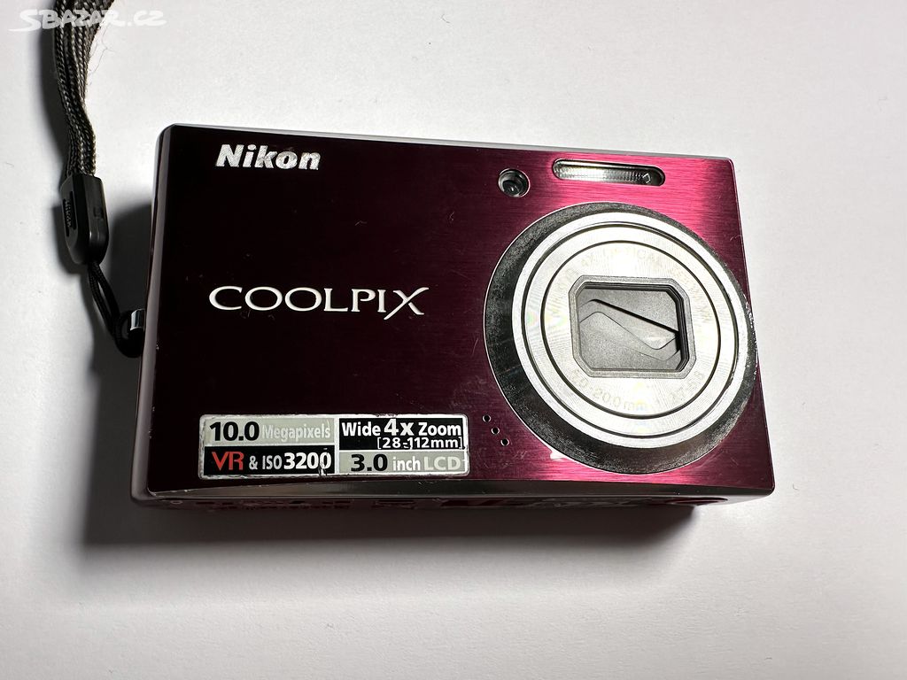 NIKON Coolpix S610 červený