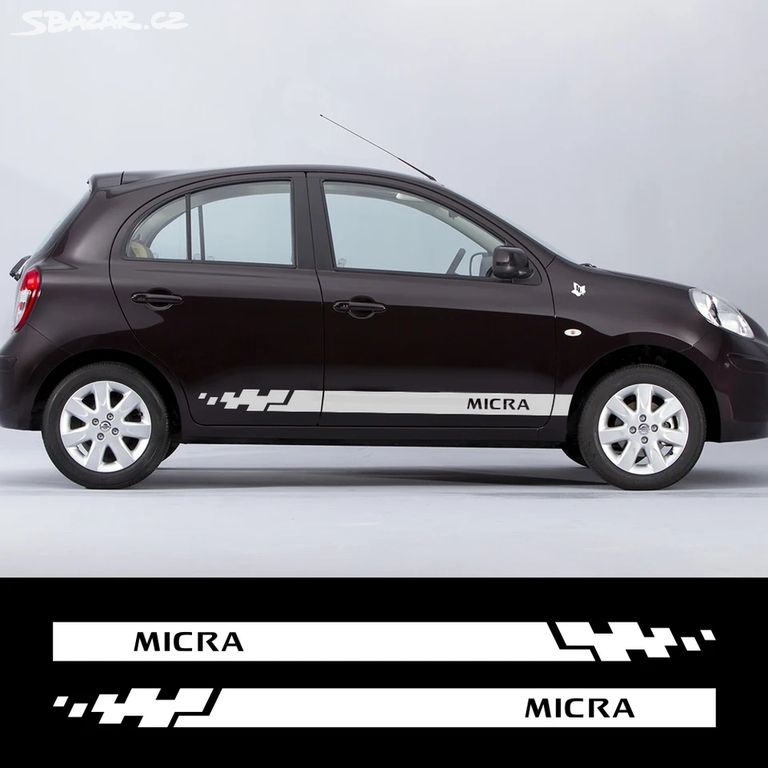 NISSAN MICRA / samolepky na karoserii