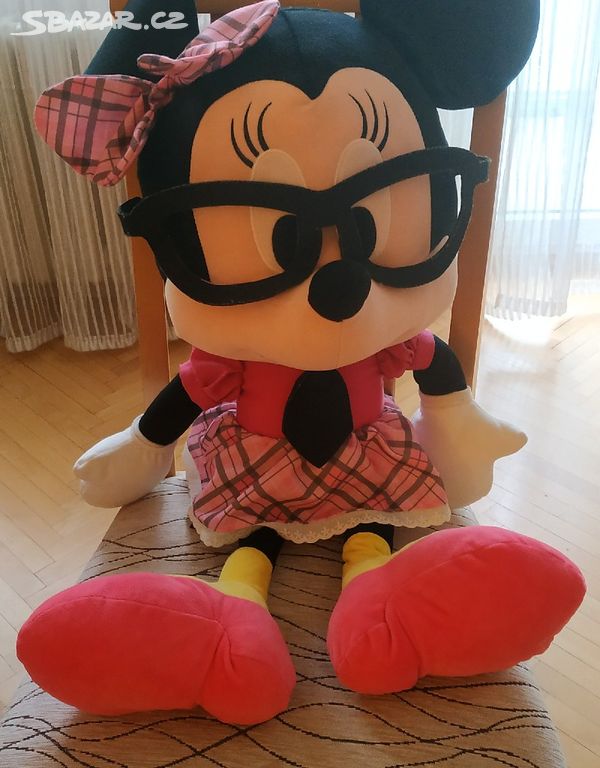 Plyšová Minnie Mouse, výška 70 cm