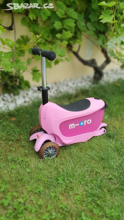 Dětské odrážedlo a koloběžka Micro Mini2Go Deluxe