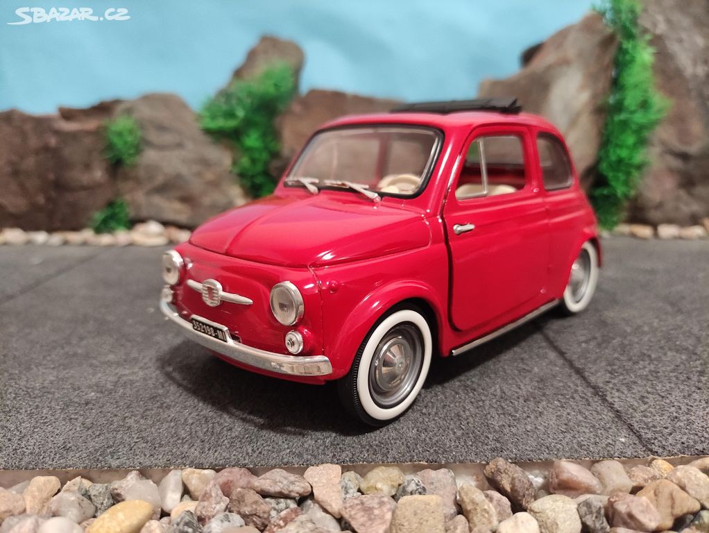 prodám model 1:18 fiat 500