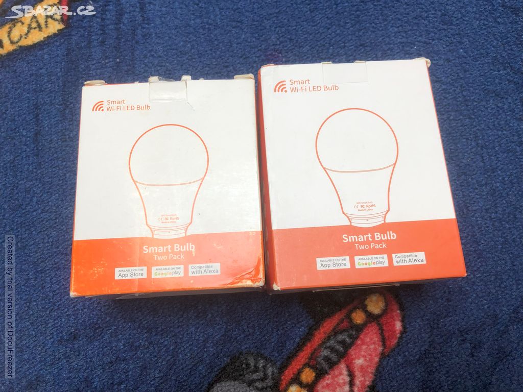 HUTAKUZE 2x sada 2x smart LED wifi žárovek E27 10W