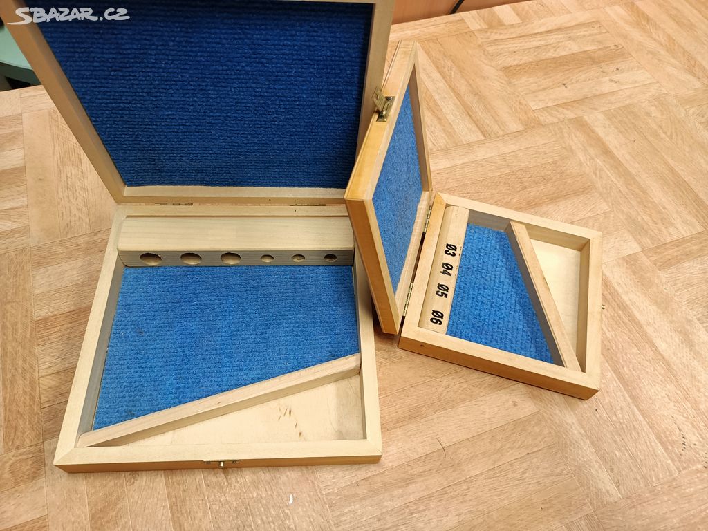 Dřevěné krabičky 20x20 a 14x14 cm * cena za obě !