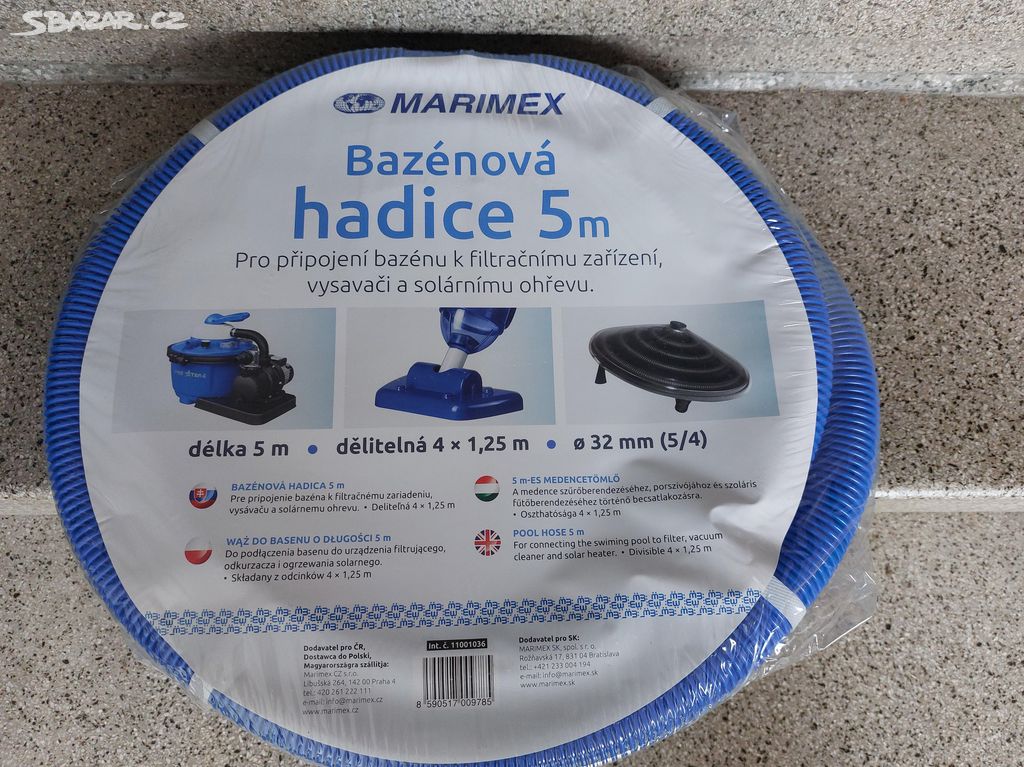 Marimex hadice 32mm délka 5m nové