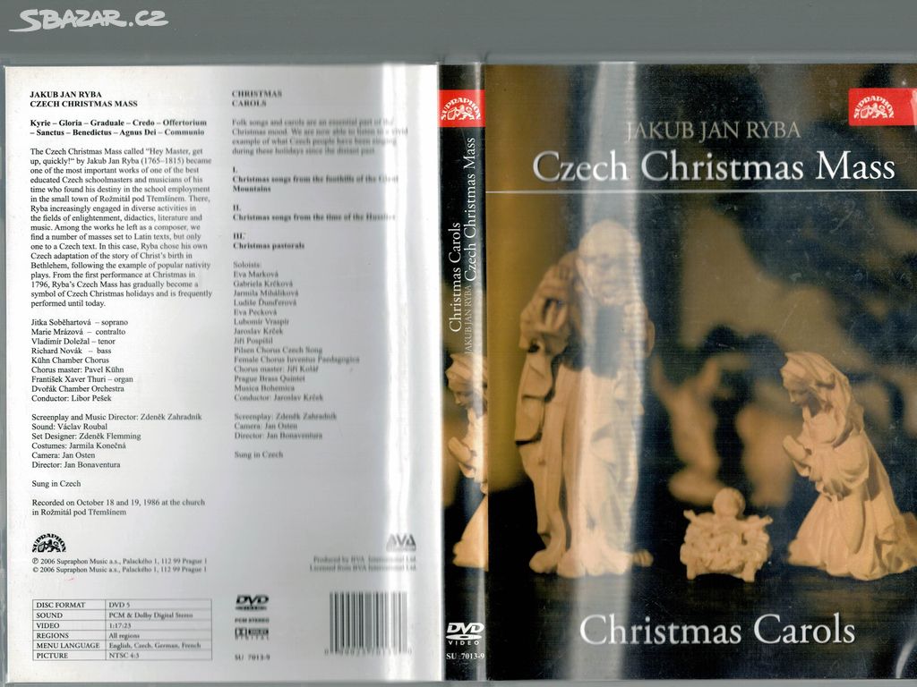 DVD  JAKUB JAN RYBY - CHRISTMAS CAROLS