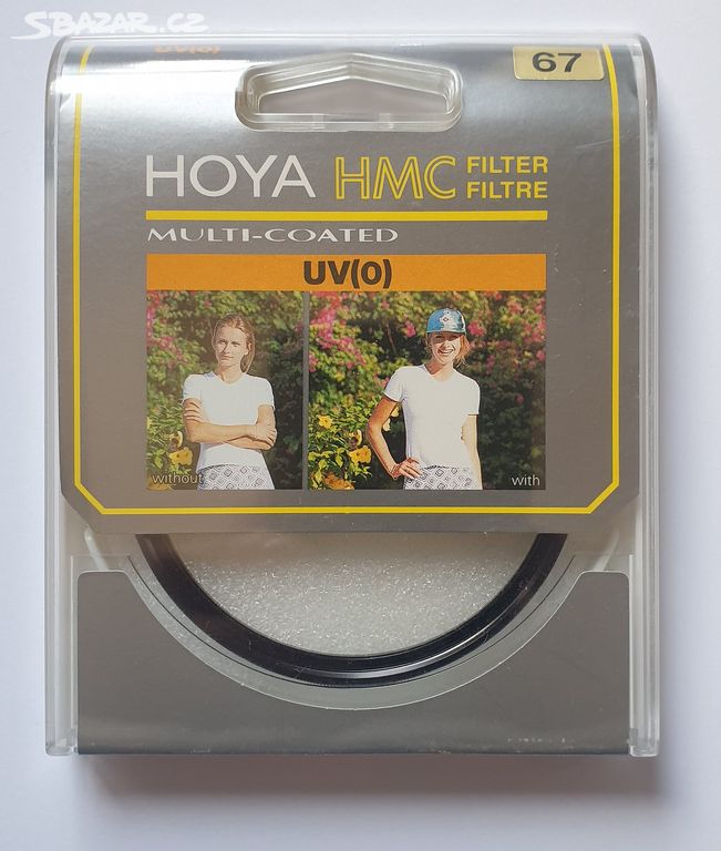 Nový HOYA UV filtr 67 mm