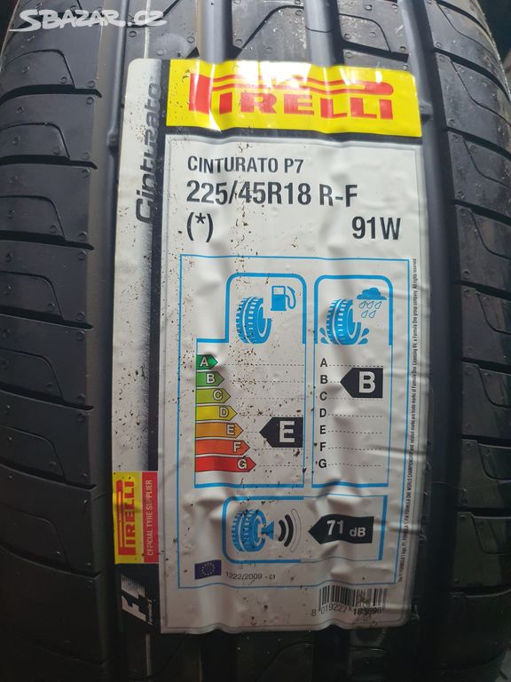 225/45 r18 letni pneumatiky runflat 225 45 18