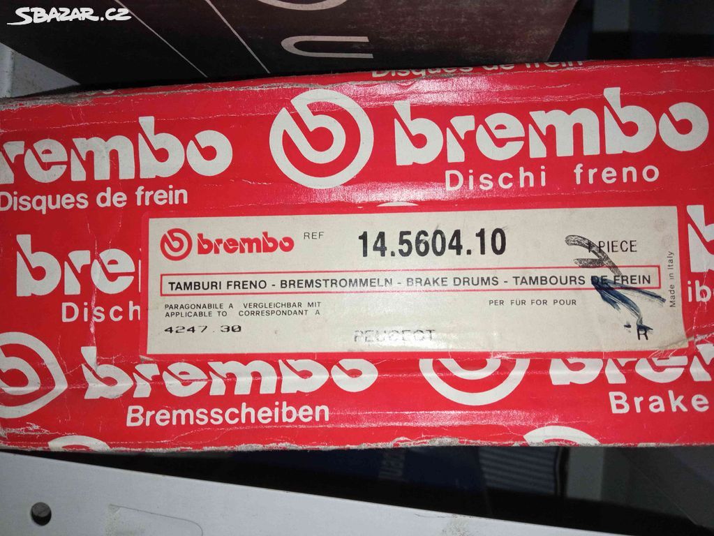 Z brzdový buben BREMBO 14.5604.10 PEUGEOT 205