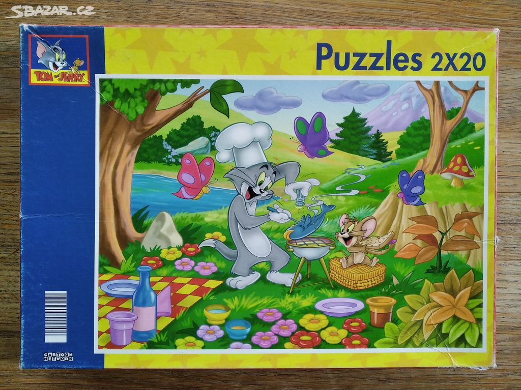 Puzzle Tom a Jerry 2x20 dílků CLEMENTONI