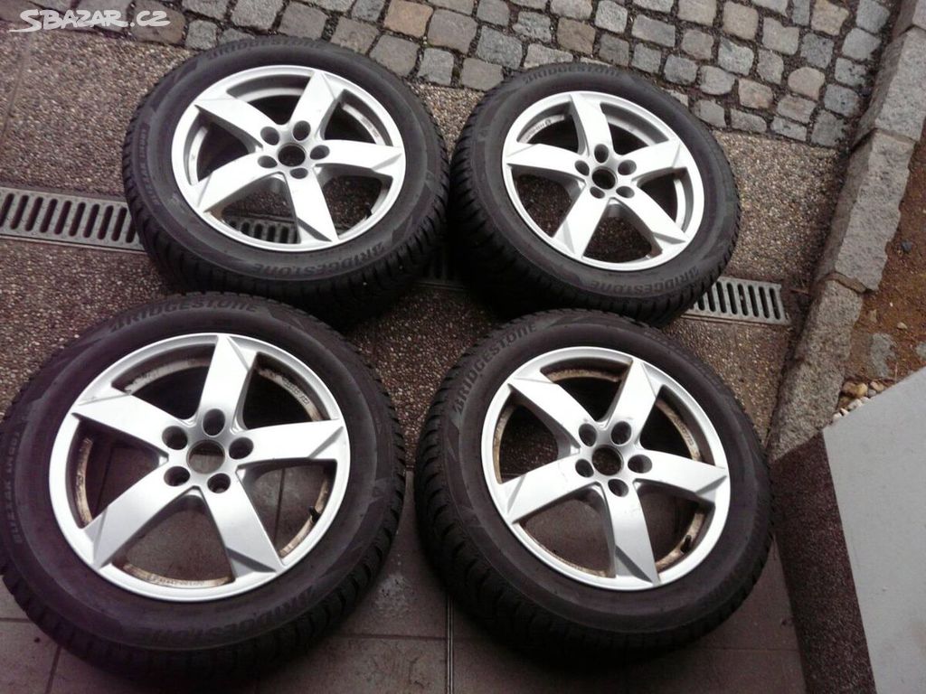 ALU KOLA + ZIMNÍ PNEU 205/55R16 SEAT ARONA ŠKODA