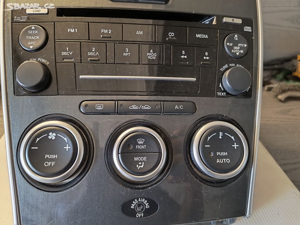 Prodám Mazda 6 2007 Radio I Navigace: GP9E66DSX