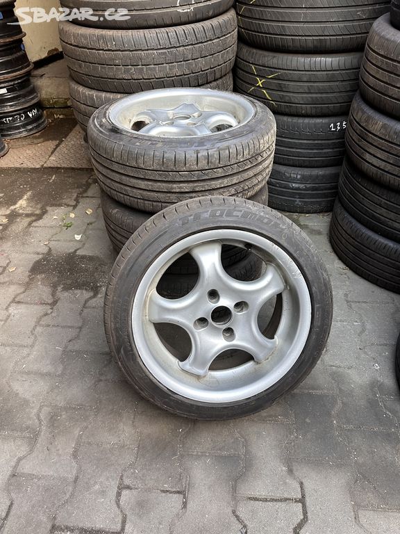 Alu kola Enzo Cup 4x100 7,5J 16" novými 205/40 R16