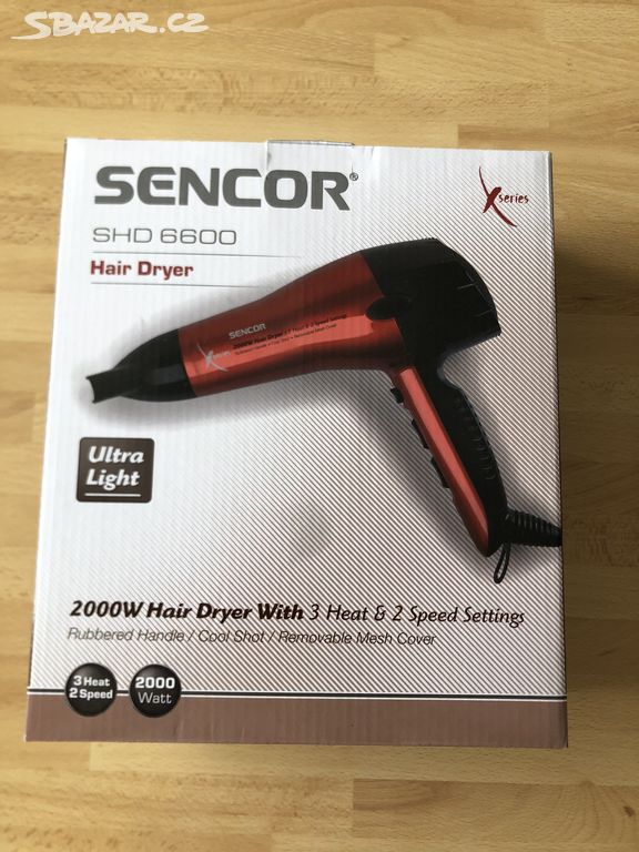 Prodám fén na vlasy Sencor SHD 6600 Hair Dryer