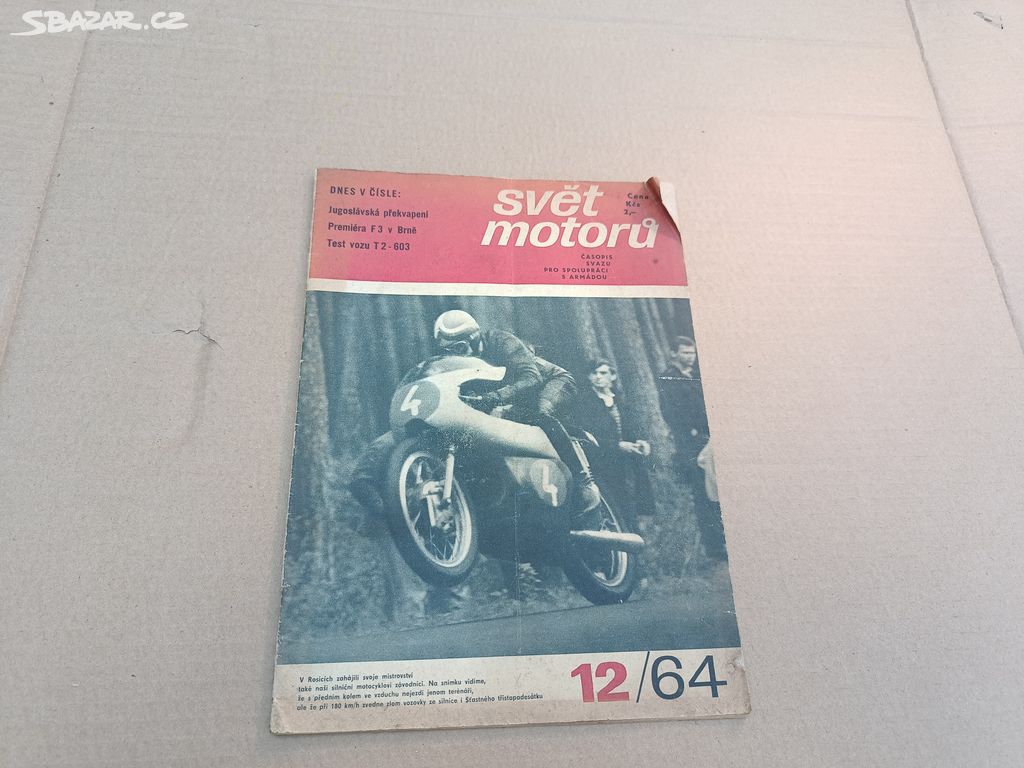 Starý časopis SVĚT MOTORŮ