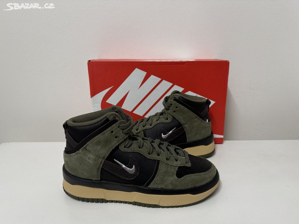 Nike Dunk High Up Medium Olive vel.38,5/24,5cm