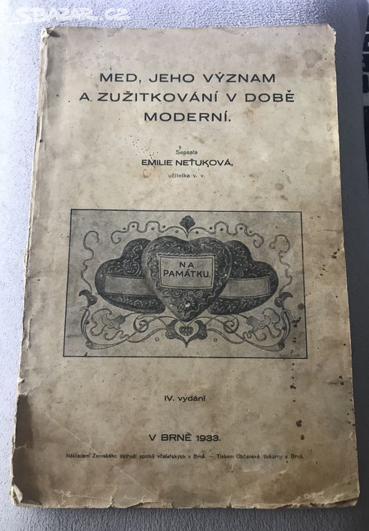 Med jeho význam a zužitkování v době moderní 1933