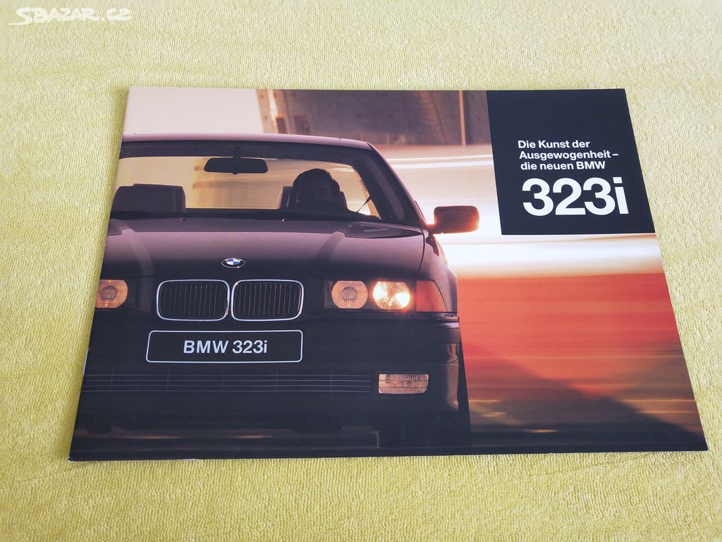 Prospekt BMW 323i Coupé, limo E36, 8 str. 1995, D