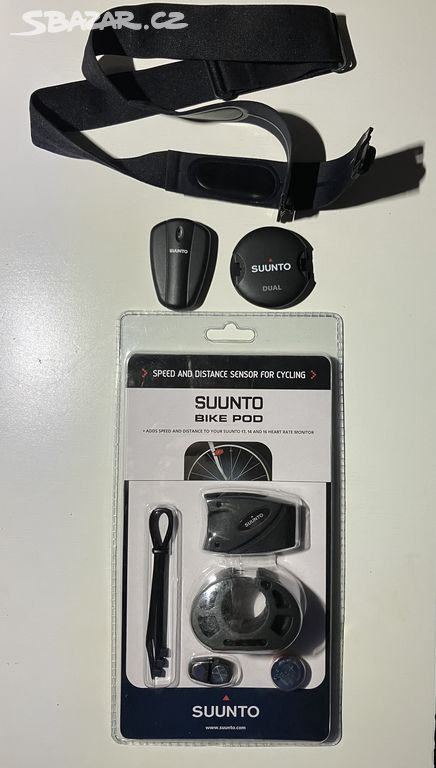 Set SUUNTO senzory - hrudní pás,foot pod,bike pod