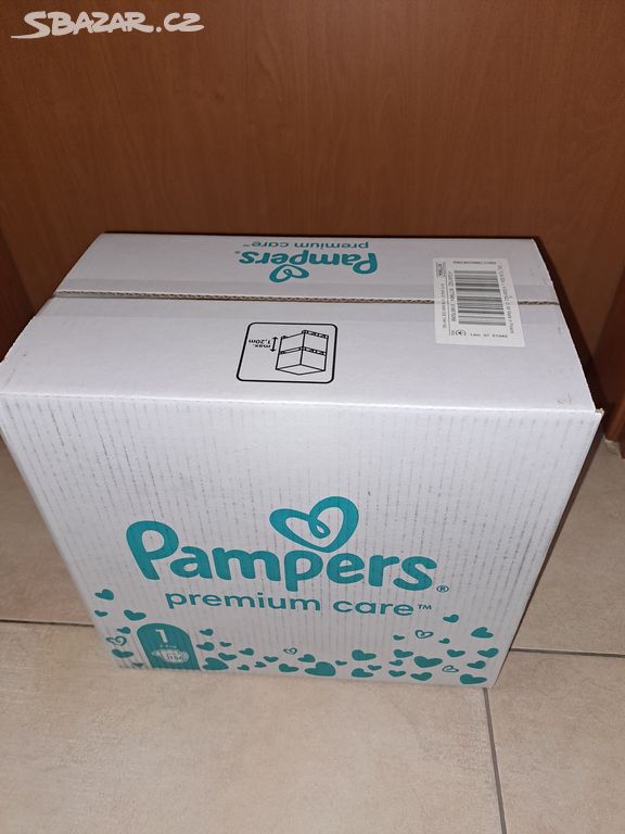 Pampers premium care 1 měsíční balení 156 ks