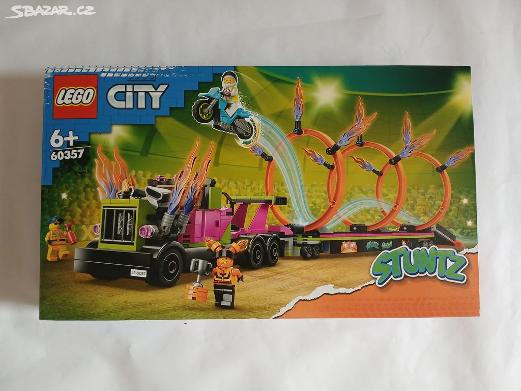 Nabízím Lego City 60357 Tahač s ohivými kruhy Nové