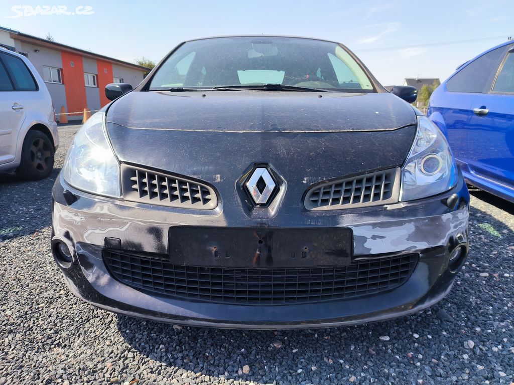 Přední nárazník Clio III RS originální , ostřiky