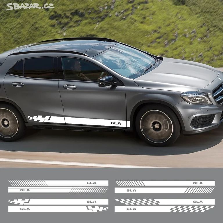 MERCEDES BENZ GLA / samolepky na karoserii