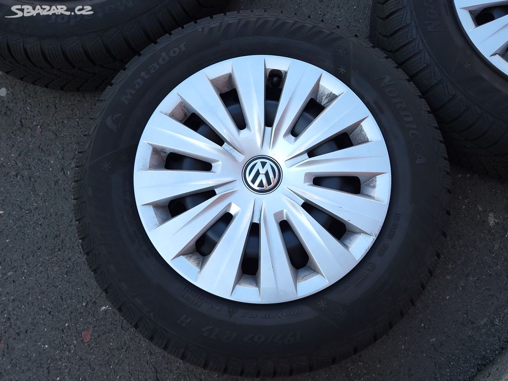 NOVÁ zimní kola 15" 5x112 VW Golf 7, Caddy (2015+)