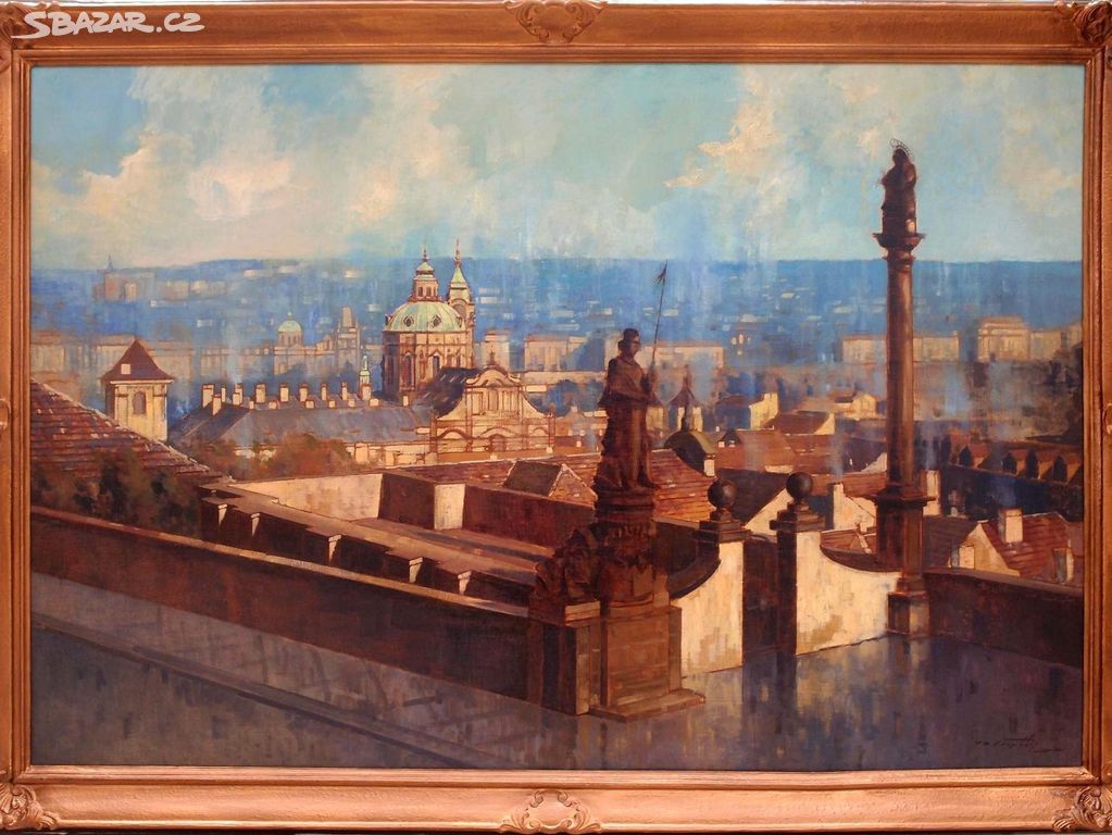 J. B. Pospíšil: Praha, 100 x 150 cm