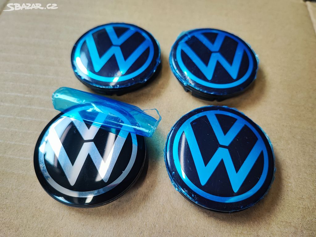 Středové krytky loga pokličky VW 6C0 6CO 56mm 52mm