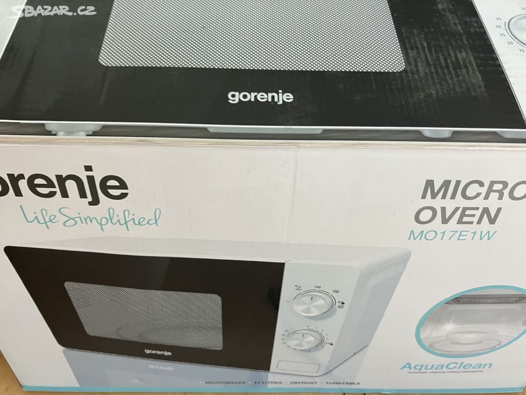 Rozbalená mikorvlnka Gorenje