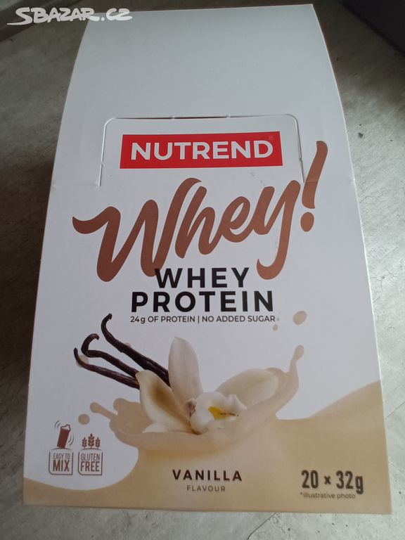 Whey PROTEIN Vanilla NUTREND 39porcí