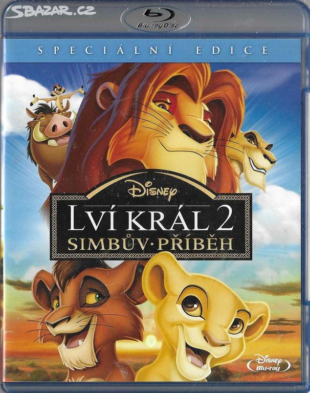 lví král 2 simbův příběh blu ray