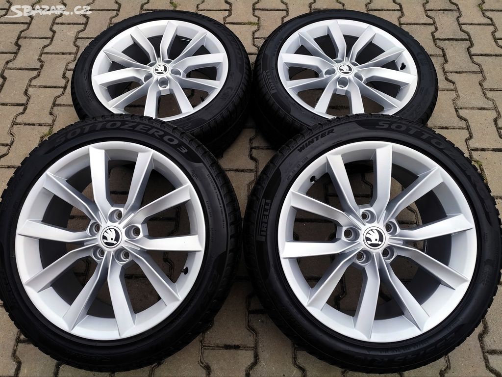 Alu kola originál Škoda Superb III 5x112 R18 Modus