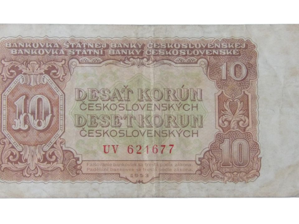 Československo - 10 korun - 1953