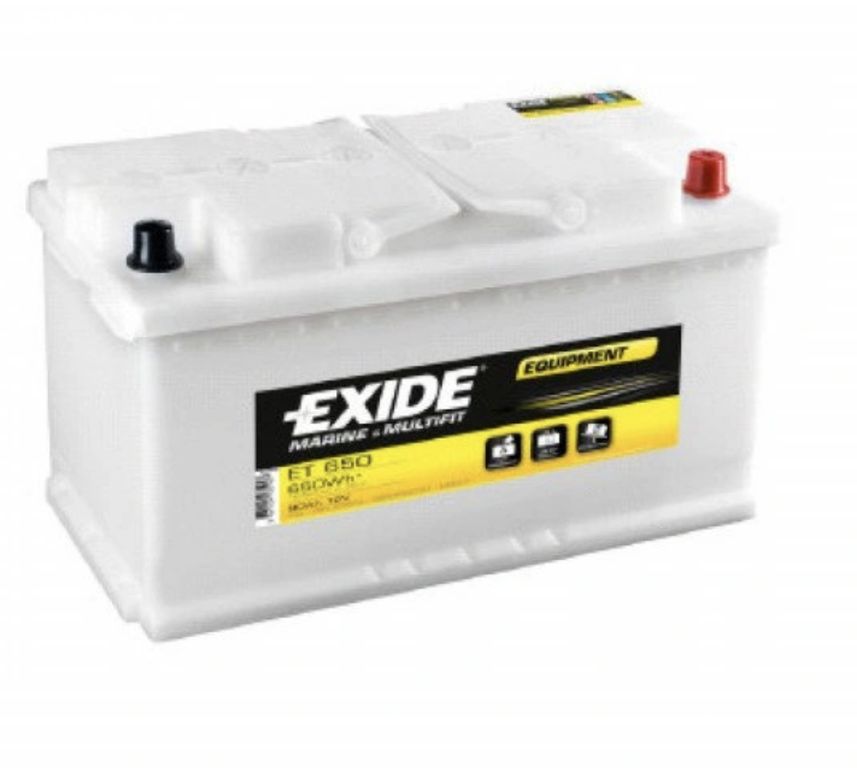 Trakční baterie EXIDE EQUIPMENT 12V, 100Ah ET 650